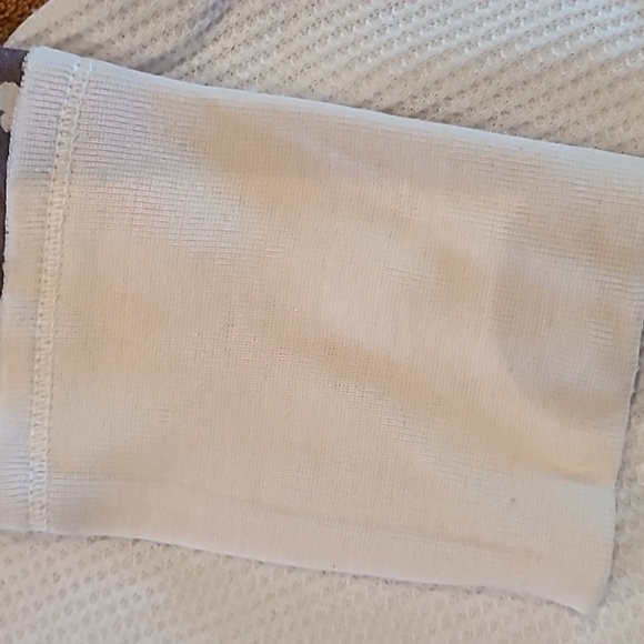 We The Free White Textured Top Multi Patterned Long Sleeve - Picture 5 of 7